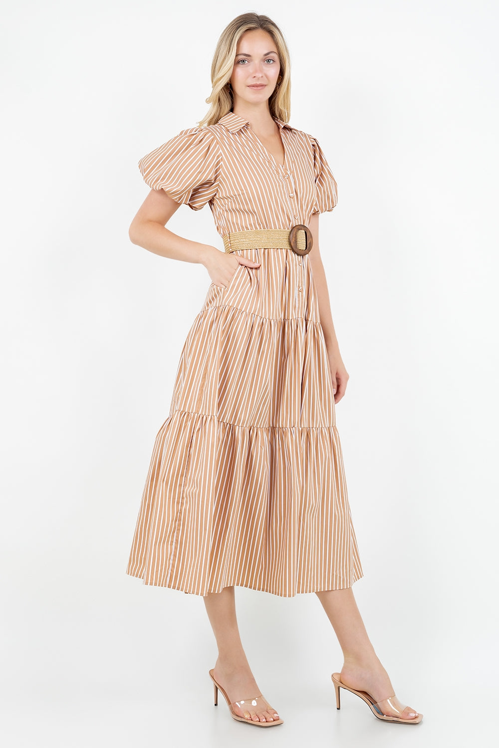 PSD5000-GREEN STRIPE_CAMEL STRIPE