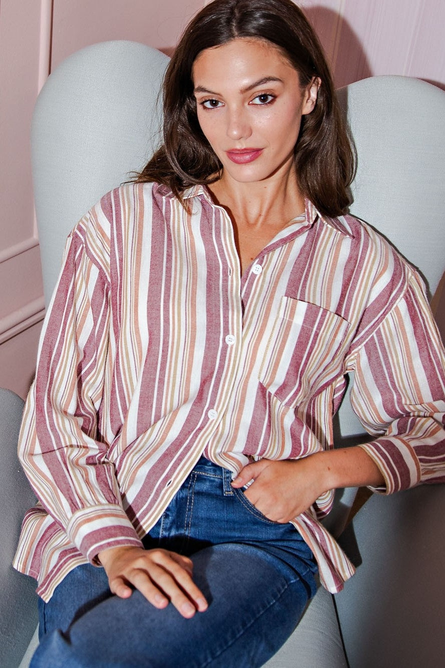PST1016_BURGUNDY  STRIPE