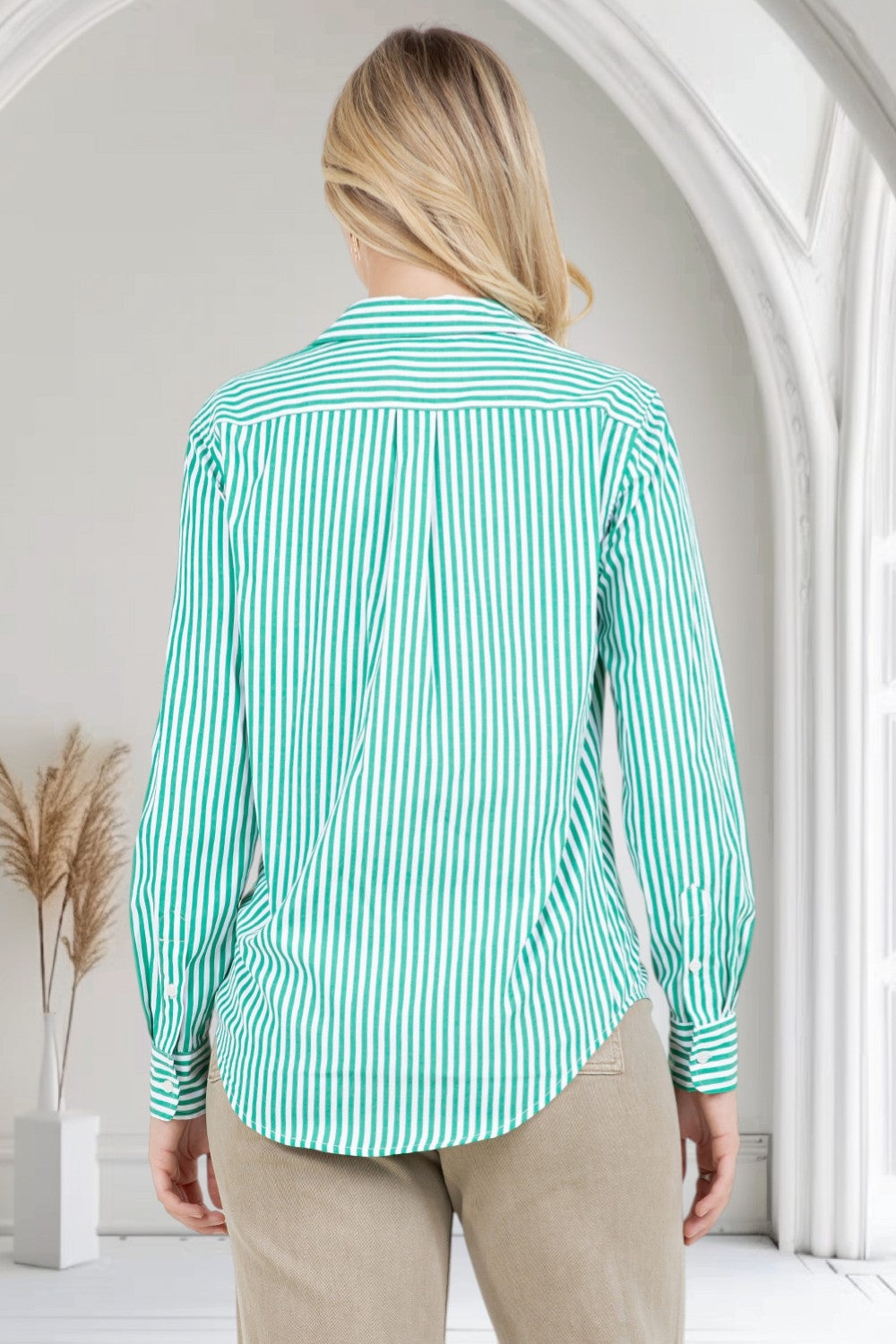 PST1029_GREEN STRIPE