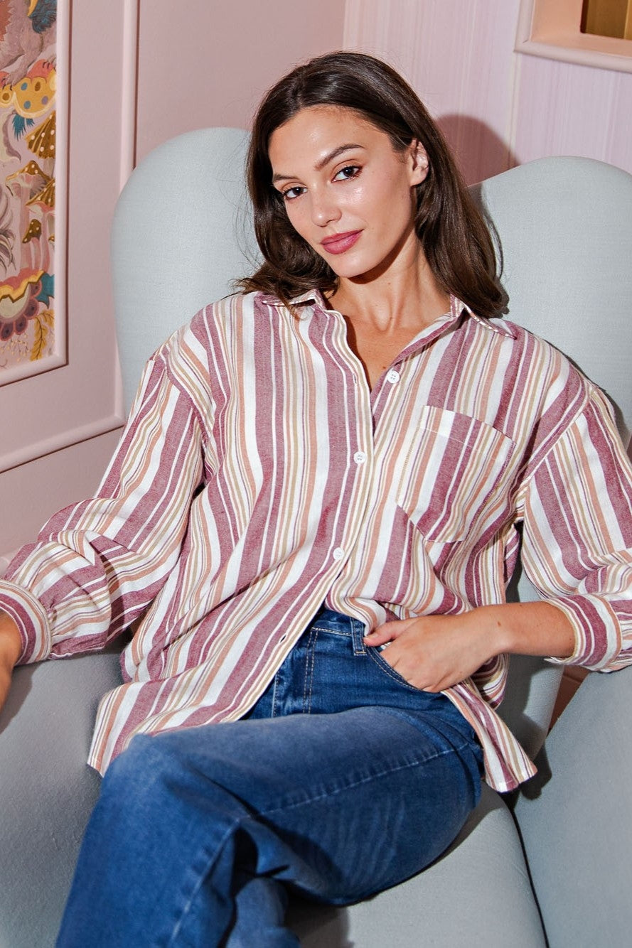 PST1016_BURGUNDY  STRIPE