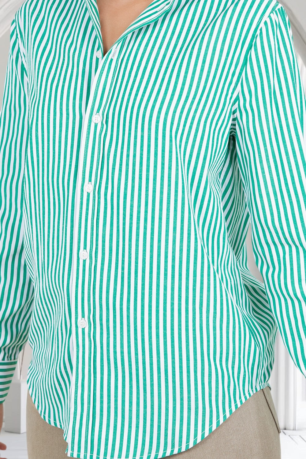 PST1029_GREEN STRIPE