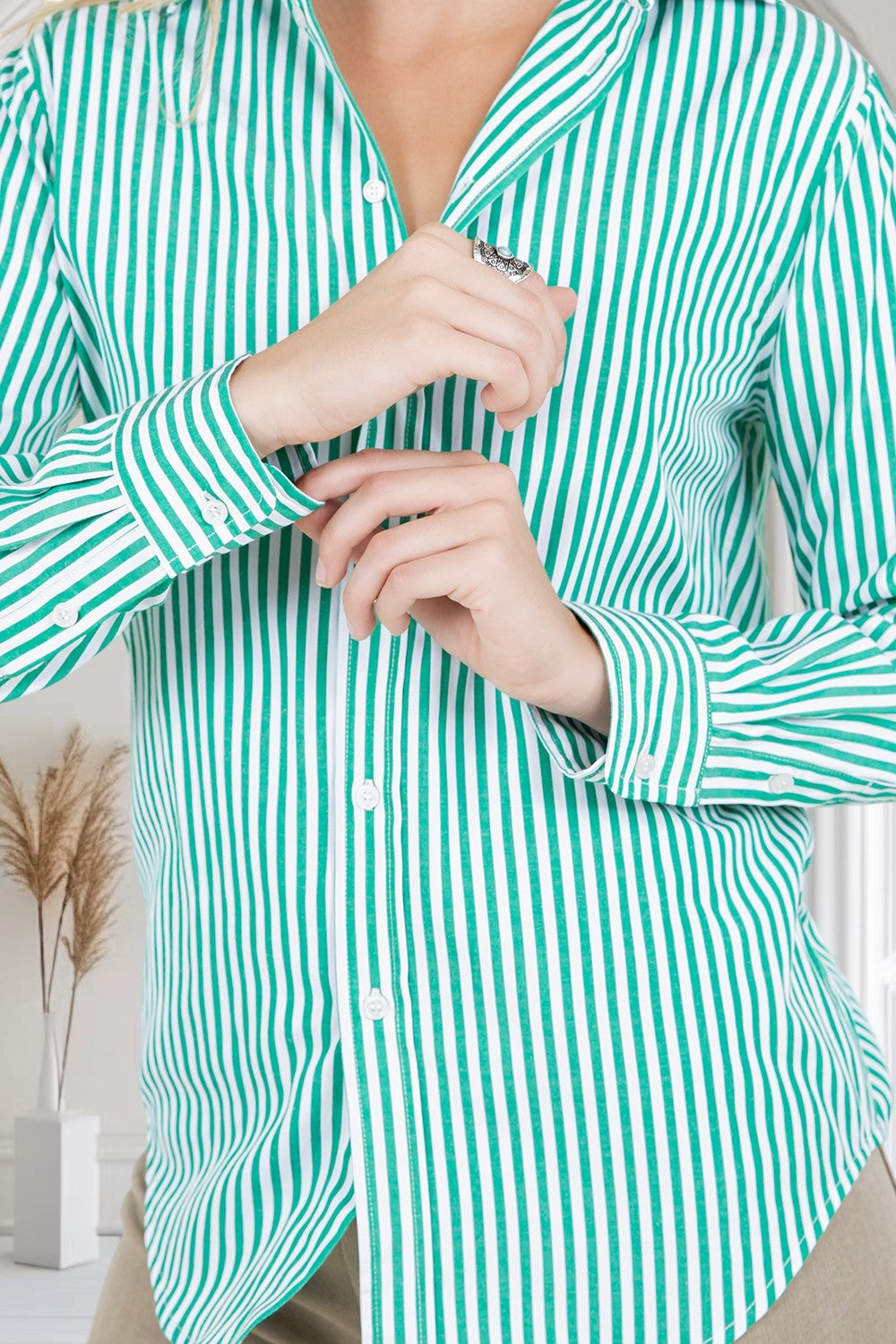 PST1029_GREEN STRIPE