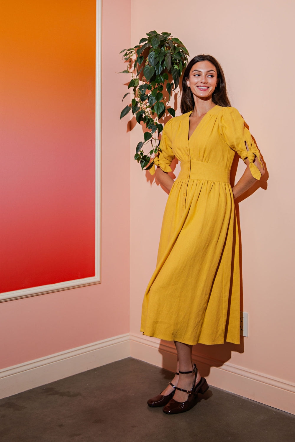 PSD5039-SUNBUST_BUTTER YELLOW