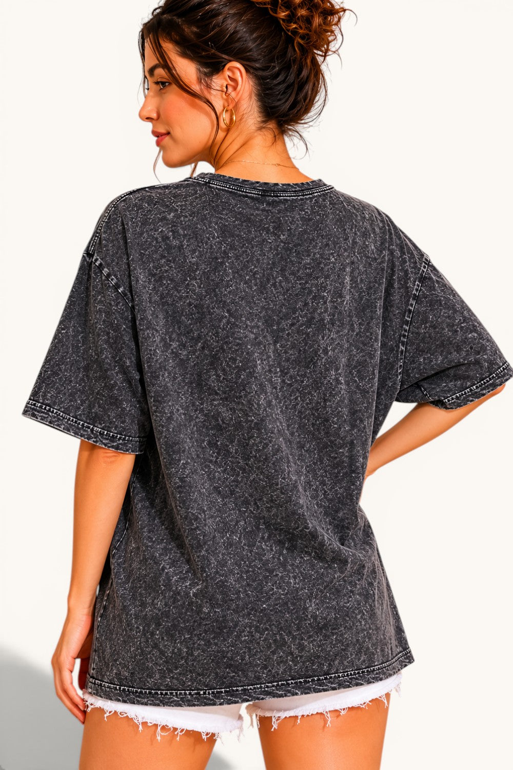 Mineral Washed S/S Boyfriend Fit Tee
