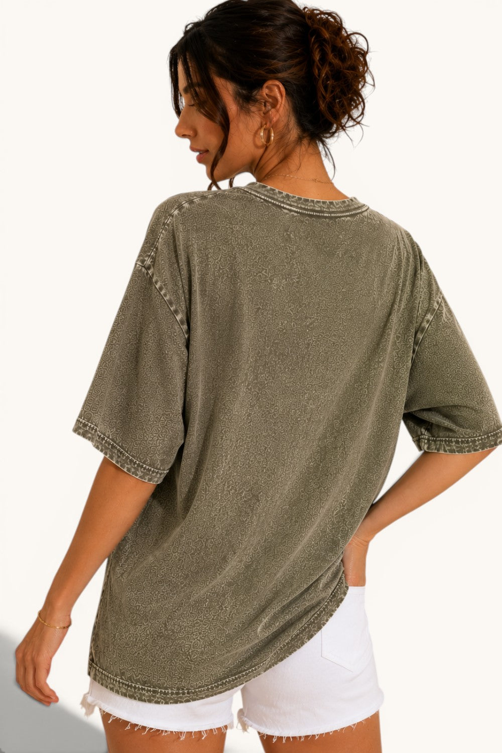 Mineral Washed S/S Boyfriend Fit Tee