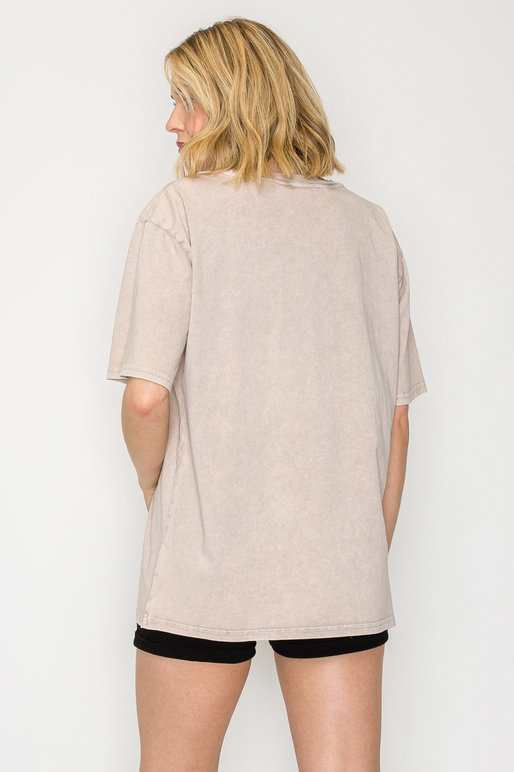 Mineral Washed Cotton Crop Tee – Vintage Boxy Fit