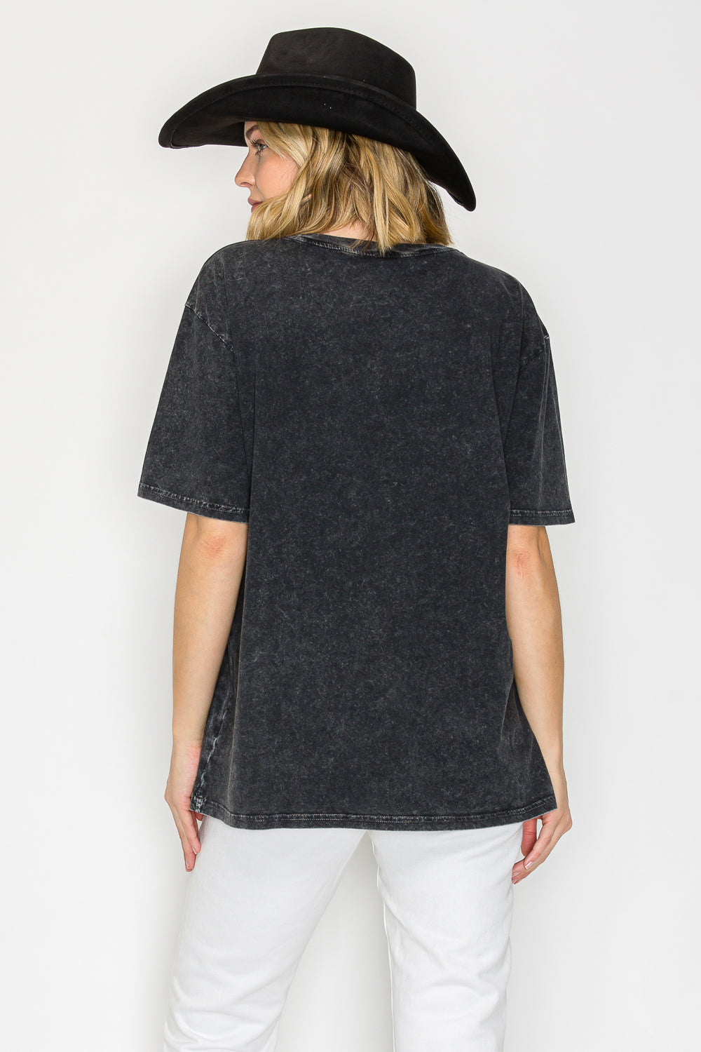 Mineral Washed Cotton Crop Tee – Vintage Boxy Fit