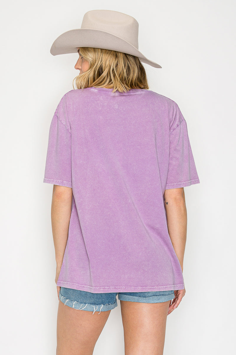 Mineral Washed Cotton Crop Tee – Vintage Boxy Fit
